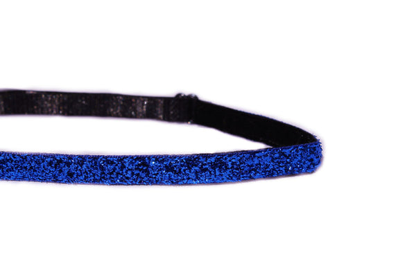Super Duper Skinny Blue Sparkle Headband