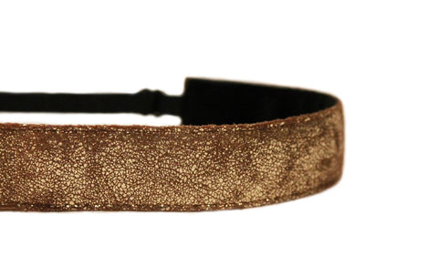 Brown Faux Suede Headband