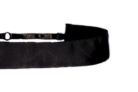 Wide Plain Jane Black Headband