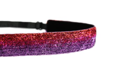 Red Ombre Sparkle Headband