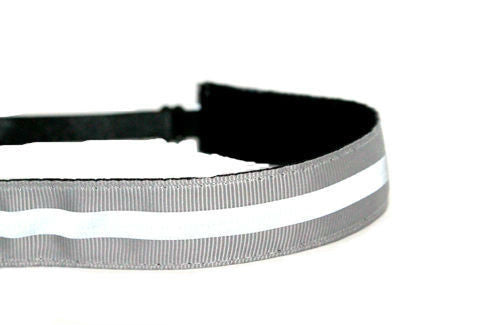 Reflective Gray Running Headband