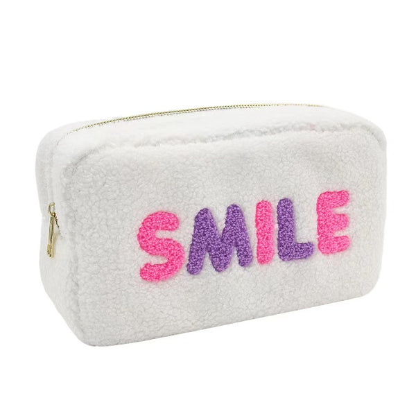 Varsity Sherpa Smile Bag