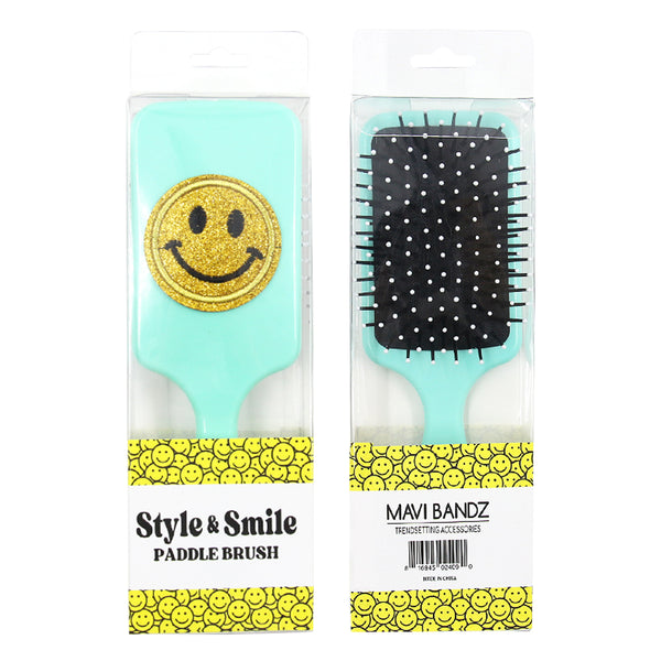 Varsity Smiley Paddle Brush