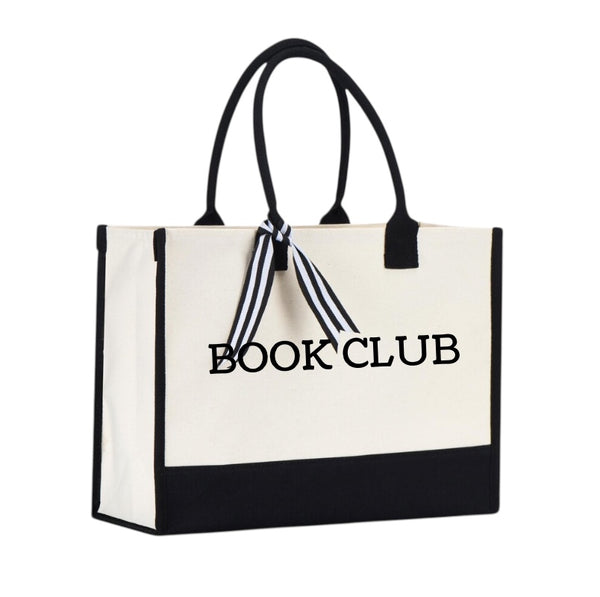 Book Club Canvas Tote Bag
