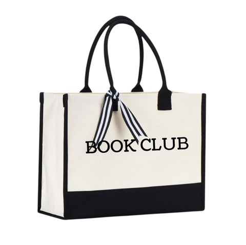 Book Club Canvas Tote Bag