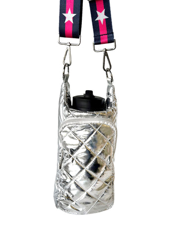 Silver Bottle Bag