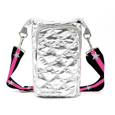 Silver Bottle Bag