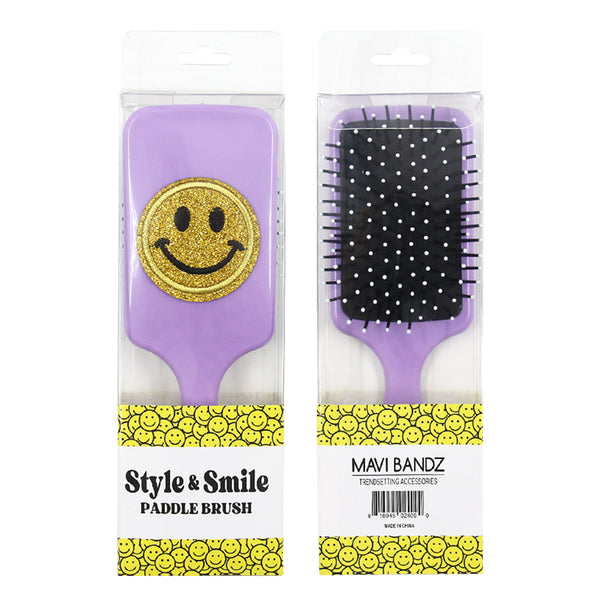 Varsity Smiley Paddle Brush