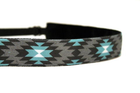 Active Aztec Turquoise Headband