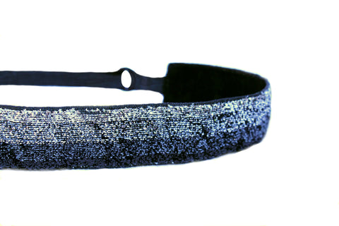 Black Ombre Sparkle Headband