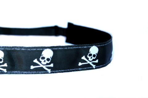 Black Skulls Headband