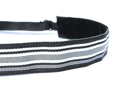 Black and White Stripes Headband