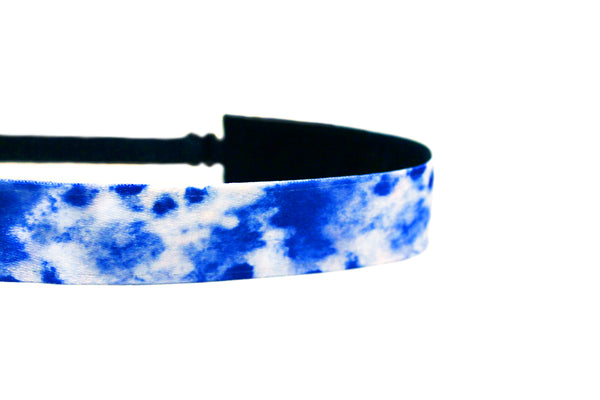 Blue Splatter Headband