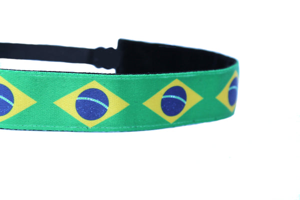 Brazil Flag Headband