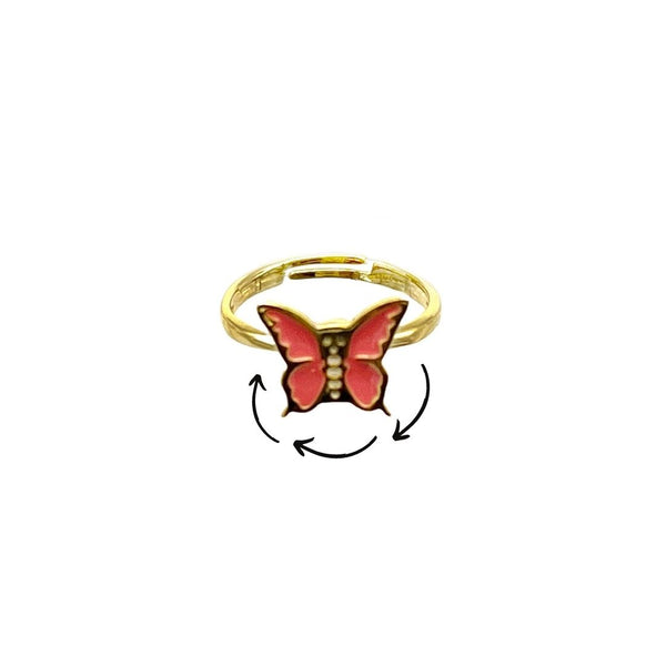 Butterfly Spinner Ring