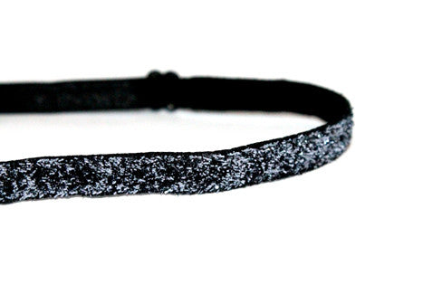 Super Duper Skinny Charcoal Sparkle Headband