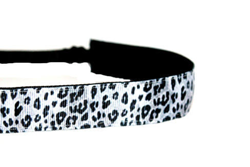 Cheetah Gray Headband