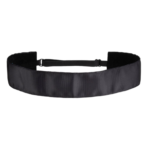 Wide Plain Jane Black Headband