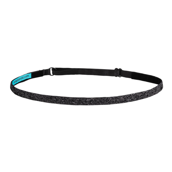 Super Duper Skinny Black Sparkle Headband