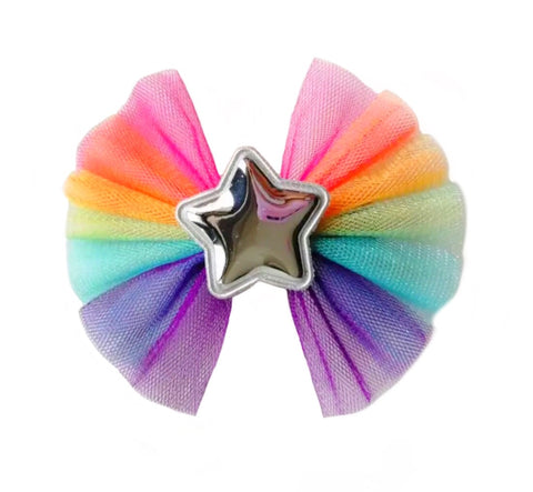 Tulle Star Hair Bow