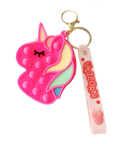 Fidget Unicorn Wallet and Keychain