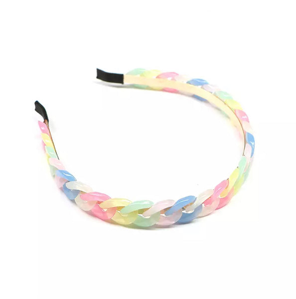 Glam Pastel Chain Headbands