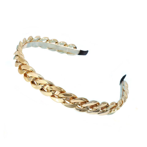 Gold Glam Pastel Chain Headbands