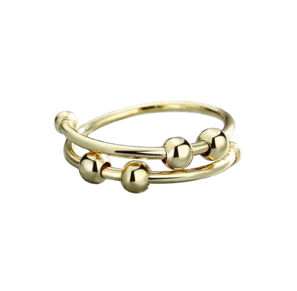 Fidget Gold Ring