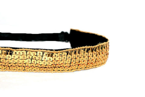 Gold Sequin Headband