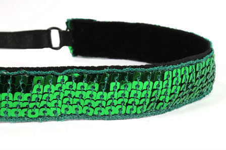Green Sequin Headband