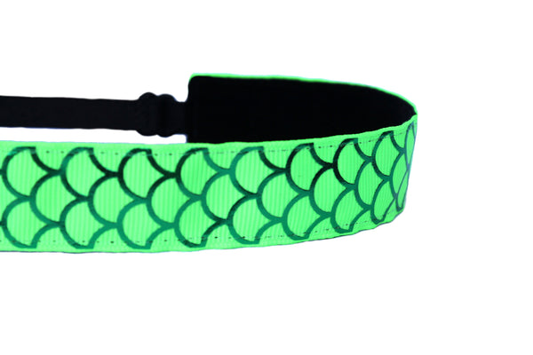 Neon Green Mermaid Headband
