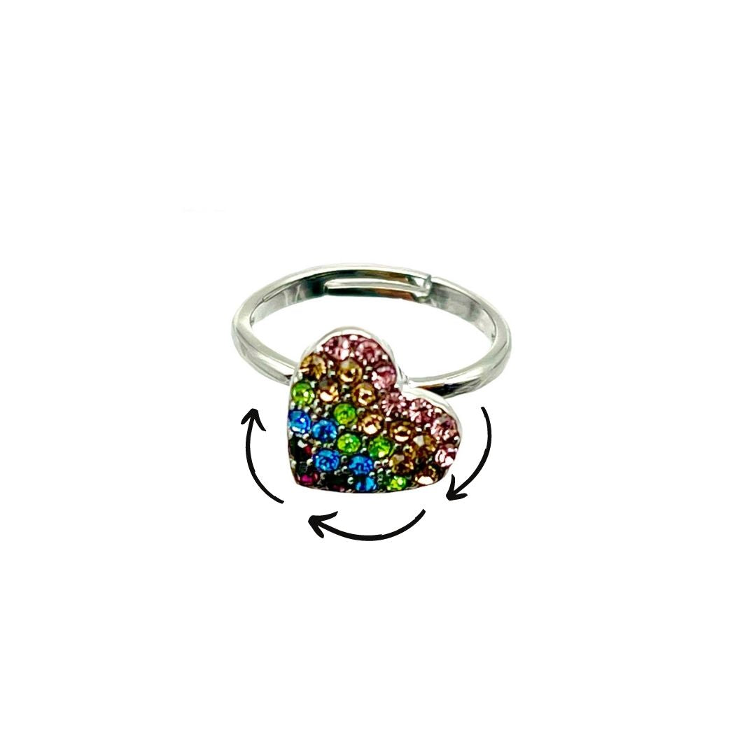 Heart Spinner Ring Mavi Bandz - Main Image