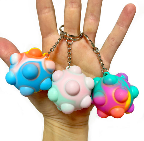 Mini Fidget Ball Keychains