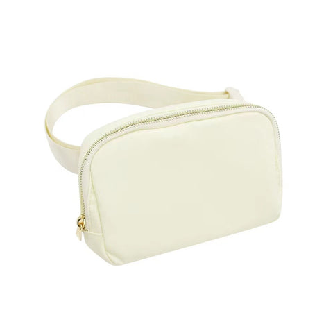 Varsity Ivory Waist Bag