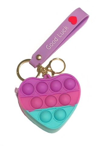 Fidget Heart Wallet and Keychain