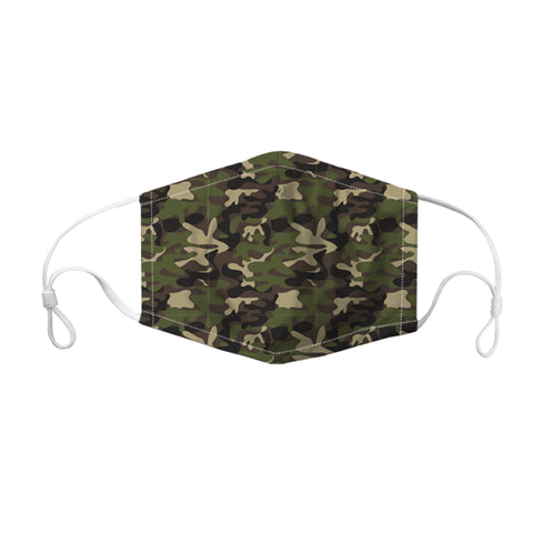 Green Camo Face Mask