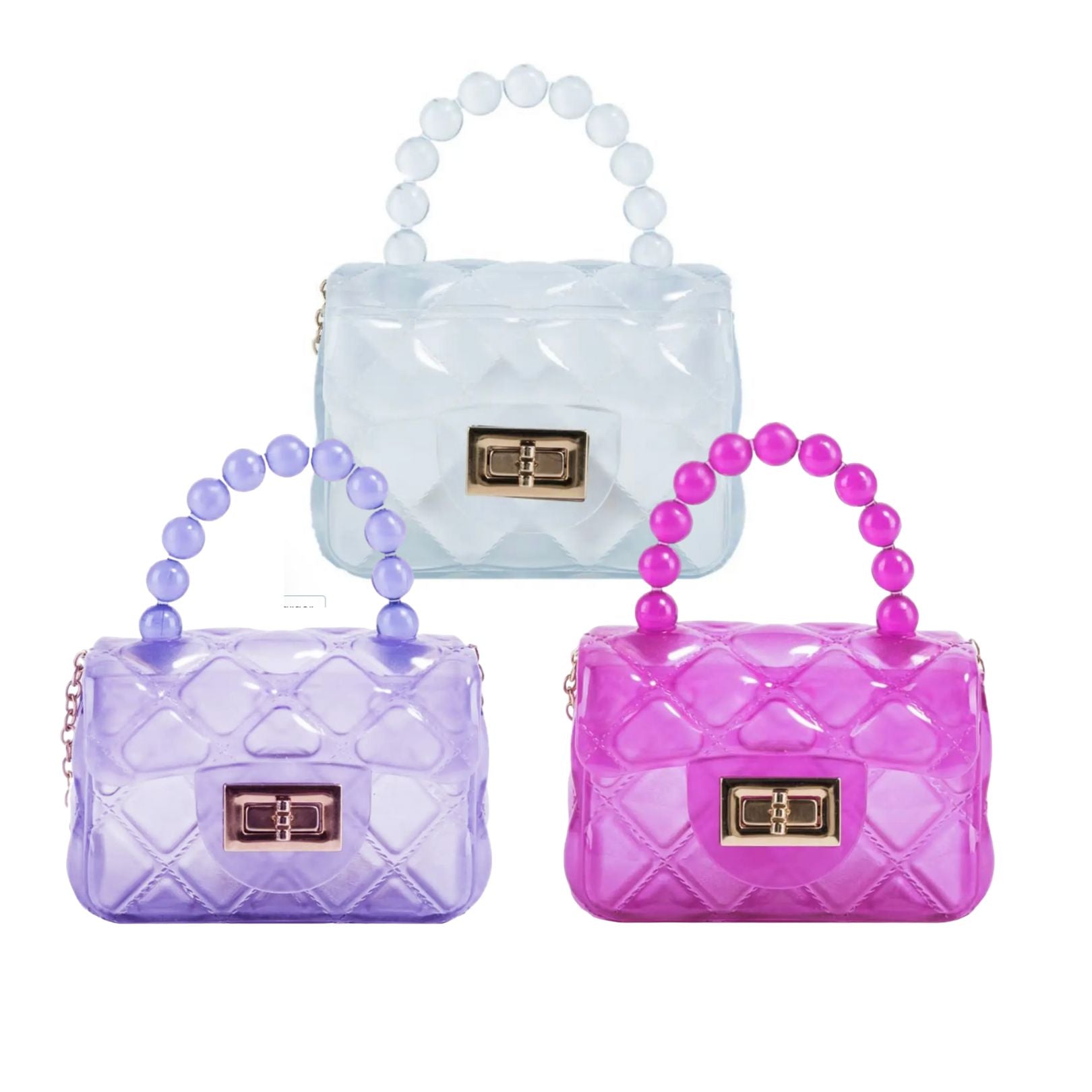 Mini Jelly Purse and Handbags, Waterproof and Washable Sling Bag