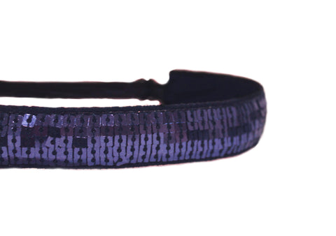 Navy Sequin Headband
