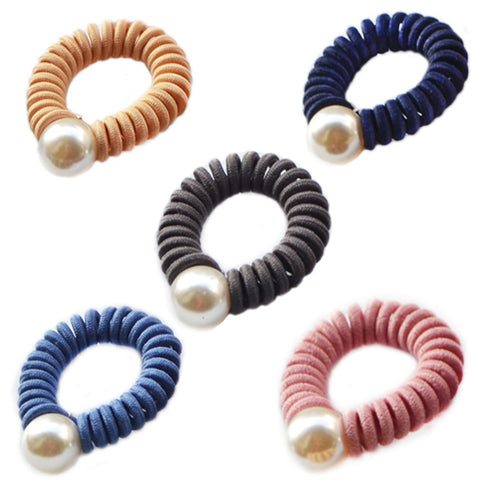 Pearl TeleBandz Hair Ties