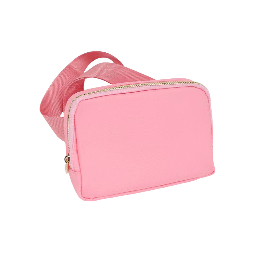 Varsity Pink Waist Bag Mavi Bandz varsity-pink-waist-bag-mavi-bandz