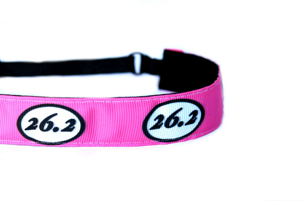 26.2 Marathon Pink Headband