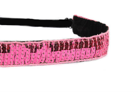 Pink Sequin Headband