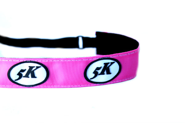 5K Running Band Pink Headband