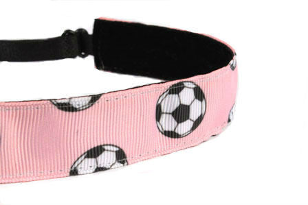 Pink Soccer Headband