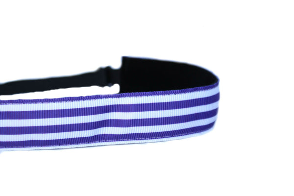 Purple Stripes Headband