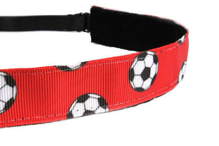 Red Soccer Headband