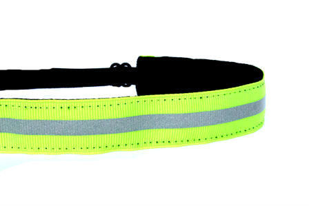 Reflective Neon Yellow Running Headband