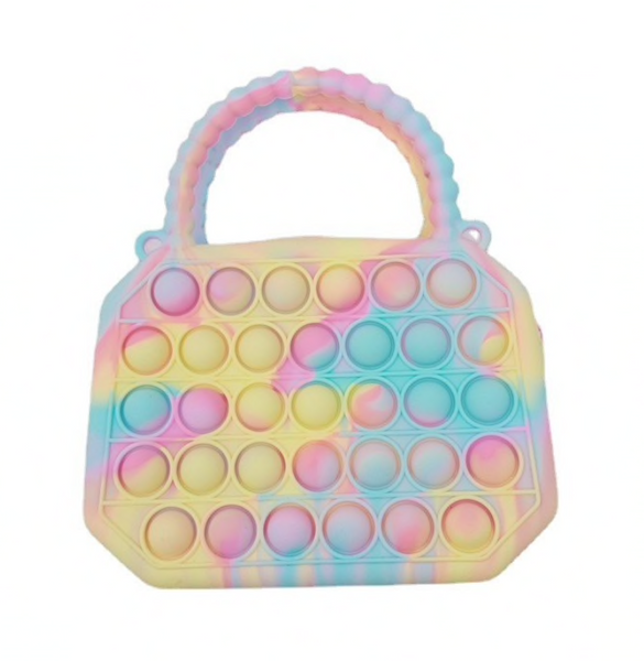 Fidget Pop Pastel Tie Dye Purse