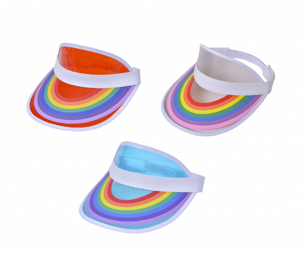 Retro Rainbow Visor