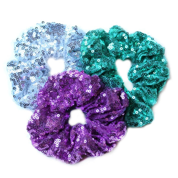 Sequin Pattern Scrunchies